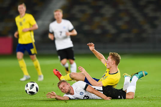 Estlands Karl Mööl och Sveriges Joel Andersson