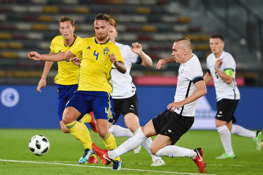 Sveriges Linus Wahlqvist och Estlands Nikita Baranov