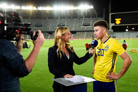 Frida Nordstrand, TV4, och Sveriges Jordan Larsson