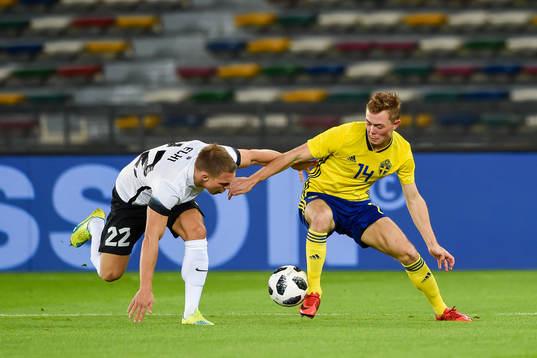 Estlands Trevor Elhi och Sveriges Joel Andersson
