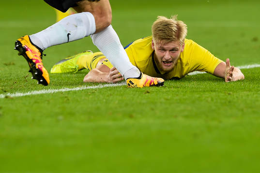 Sveriges Kalle Holmberg deppar