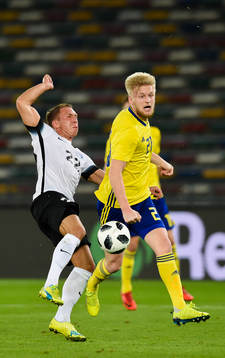 Estlands Trevor Elhi och Sveriges Kalle Holmberg