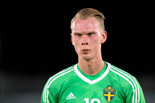 Sveriges målvakt Pontus Dahlberg
