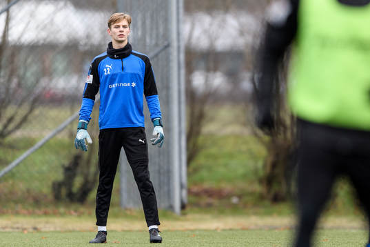 Halmstads målvakt Simon Andersson