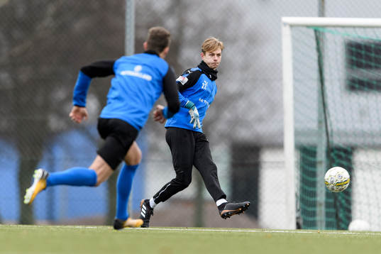 Halmstads målvakt Simon Andersson