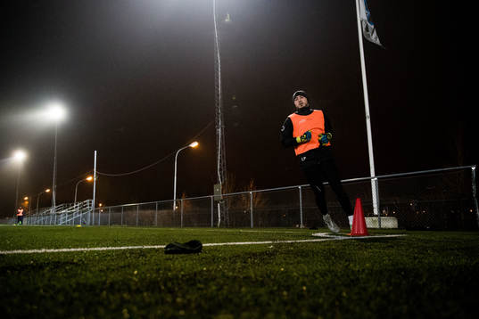 Landskronas målvakt Amr Kaddoura