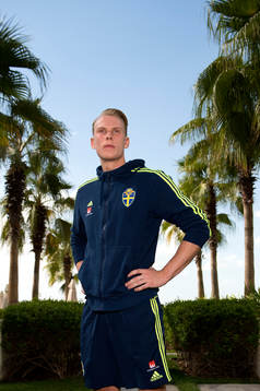 Sveriges målvakt Pontus Dahlberg