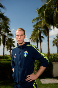 Sveriges målvakt Pontus Dahlberg