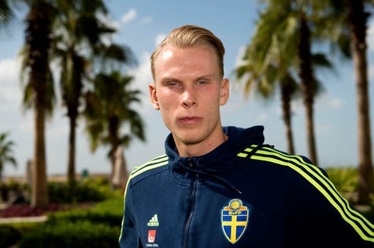 Sveriges målvakt Pontus Dahlberg