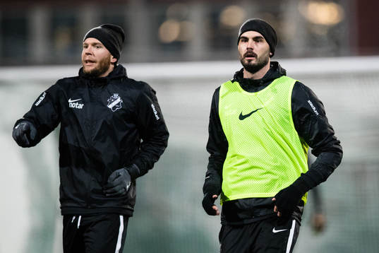 s Per Karlsson (v) och Denni Avdic (h)