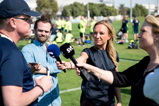 Sveriges Fredrik Jönsson, Frida Nordstrand och Jane