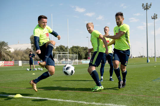 Sveriges Kerim Mrabti, Franz Brorsson Pontus Dahlberg och