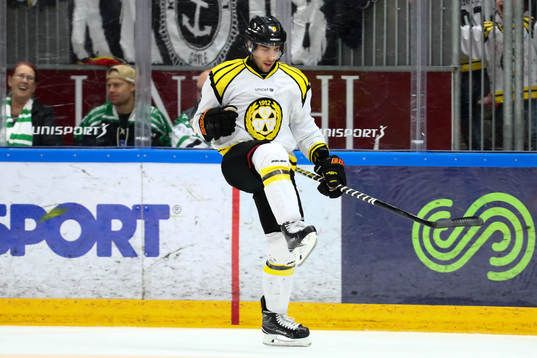 Brynäs Aaron Palushaj jublar