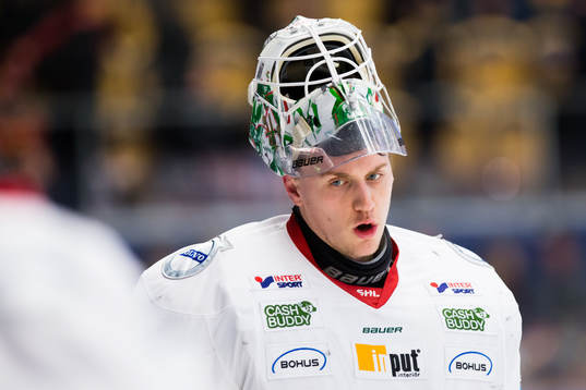Frölundas målvakt Johan Mattsson