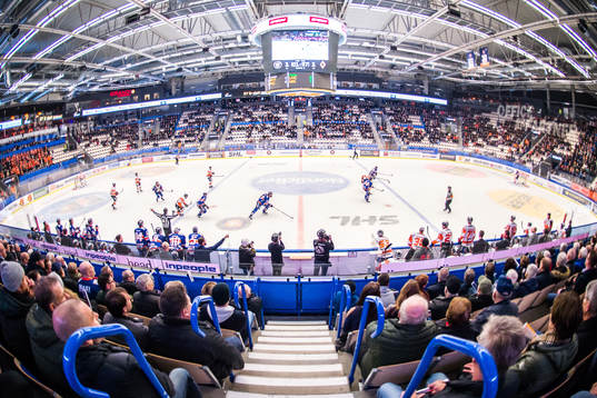 generell bild invändigt av Vida arena