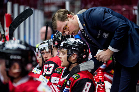 Malmö Redhawks assisterande tränare Martin Filander och