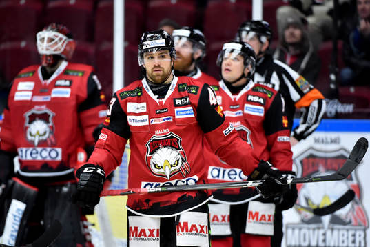 Malmö Redhawks Nichlas Hardt deppar