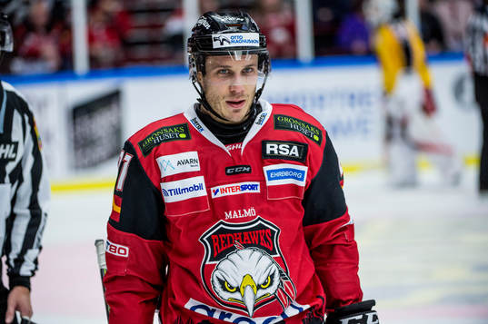 Malmö Redhawks Andy Miele deppar