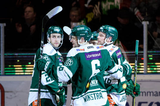 Färjestads Per Åslund, Mikael Wikstrand och Alexander