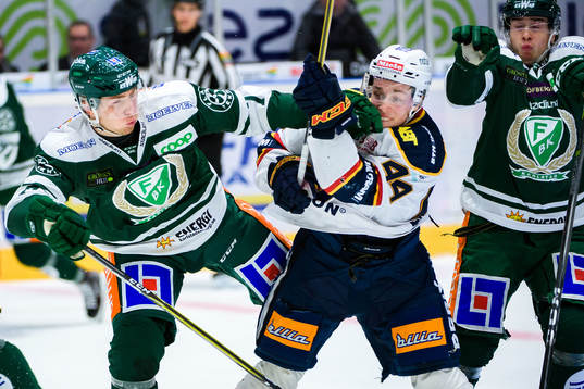 Färjestads Johan Ivarsson, Djurgårdens Lukas Vejdemo och