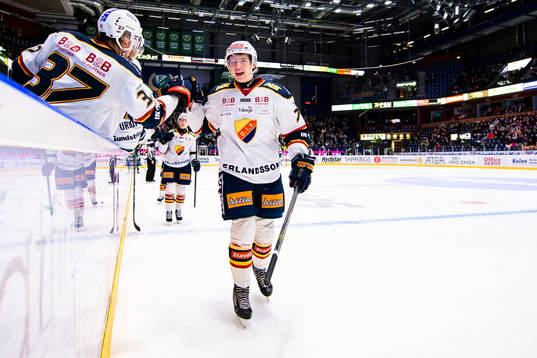 Djurgårdens Marcus Davidsson jublar