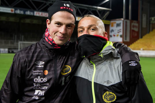 Elfsborgs Simon Olsson och Jesper Karlsson