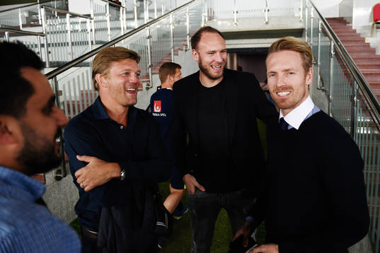Markus Allbäck, Andreas Granqvist och Christian Wilhelmsson