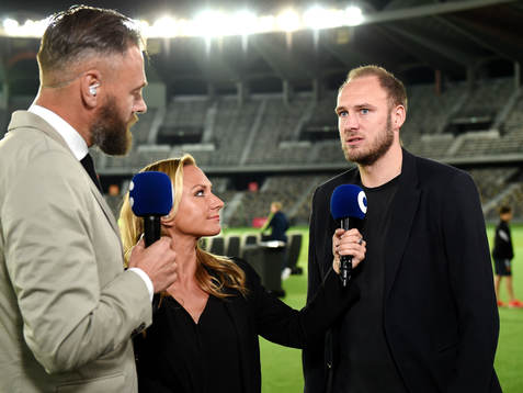 Olof Lundh och Frida Nordstrand intervjuar Andreas Granqvist