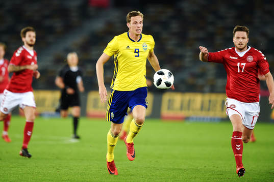 Sveriges Gustaf Nilsson och Danmarks Lasse Nielsen