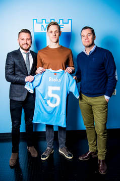 Malmö FF presenterar Sören Rieks som ny spelare.  Från
