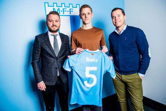 Malmö FF presenterar Sören Rieks som ny spelare.  Från