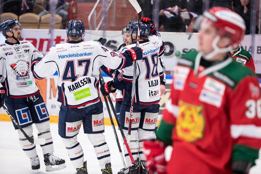 Linköpings Andrew Gordon jublar