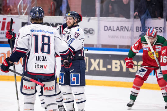 Linköpings Andrew Gordon jublar