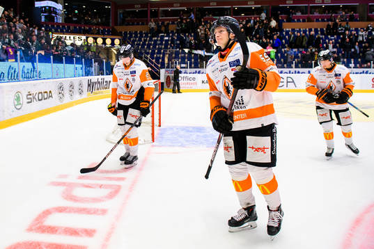 Karlskronas Henrik Nilsson och David Printz deppar