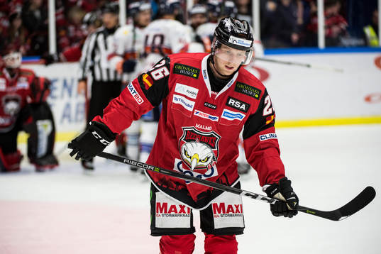 Malmö Redhawks Axel Wemmenborn deppar