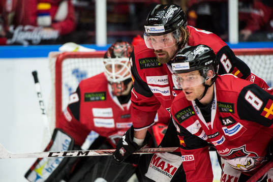 Malmö Redhawks Stefan Warg och Johan Olofsson
