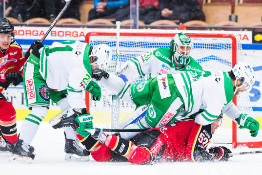 Rögles Craig Schira och Luleås Karl Fabricius