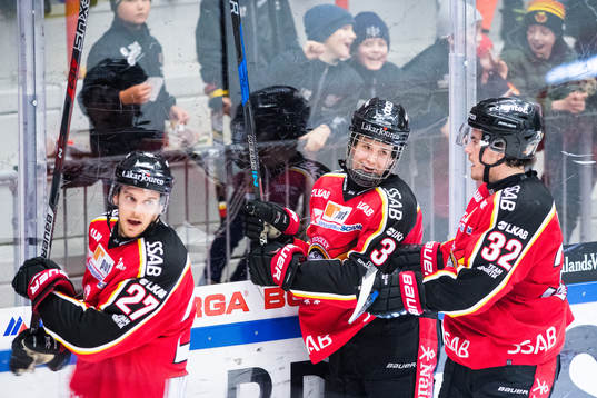 Luleås Brendan Mikkelson, Nils Lundkvist och Oscar Engsund