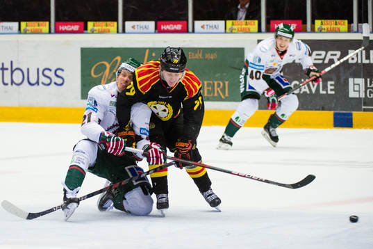 Frölundas Christoffer Ehn  och Brynäs Daniel Mannberg