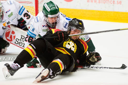 Frölundas Rasmus Dahlin och Brynäs Jonathan Granström