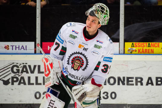 Frölundas målvakt Johan Gustafsson