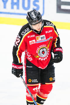Luleås Oscar Engsund deppar
