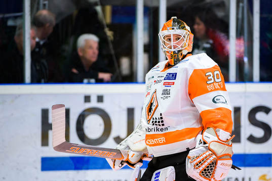 Karlskronas målvakt Henrik Lundberg
