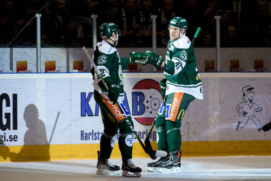 Färjestads Ilari Melart jublar