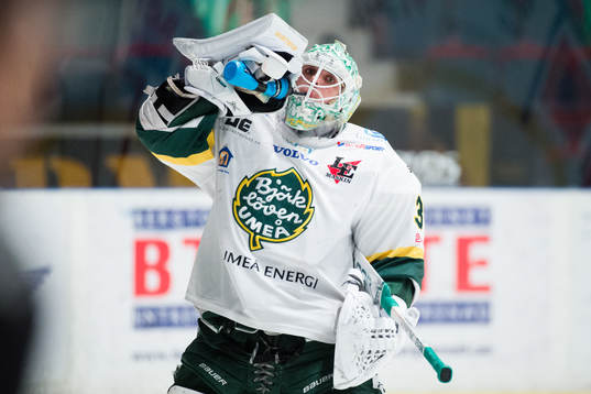 Björklövens målvakt Adam Werner