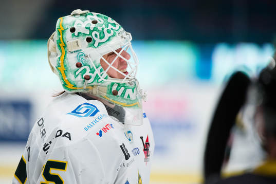 Björklövens målvakt Adam Werner