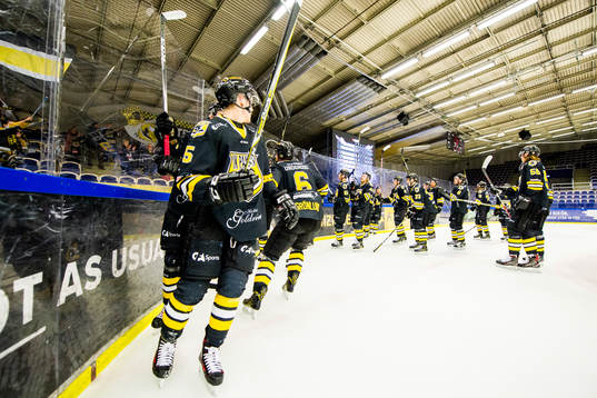 Panterns spelare jublar