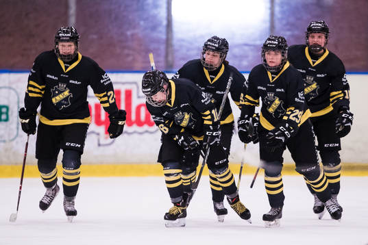 s Lisa Johansson deppar med Stella Forsberg och lagkamrater