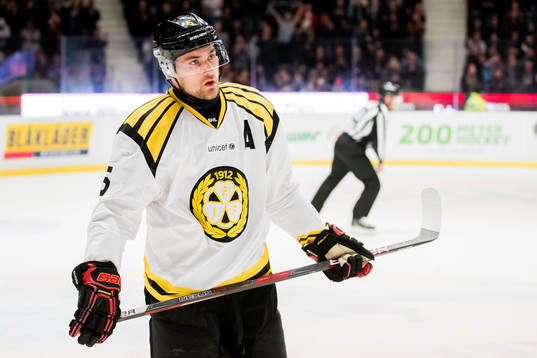 Brynäs Lukas Kilström deppar