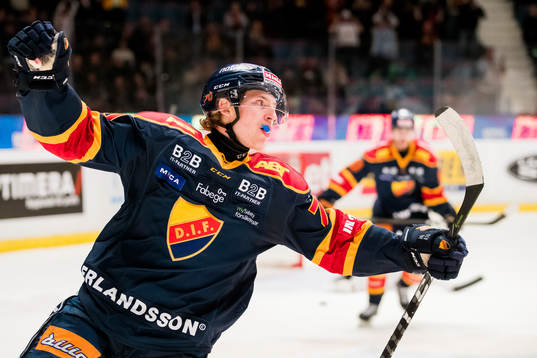 Djurgårdens Marcus Davidsson jublar